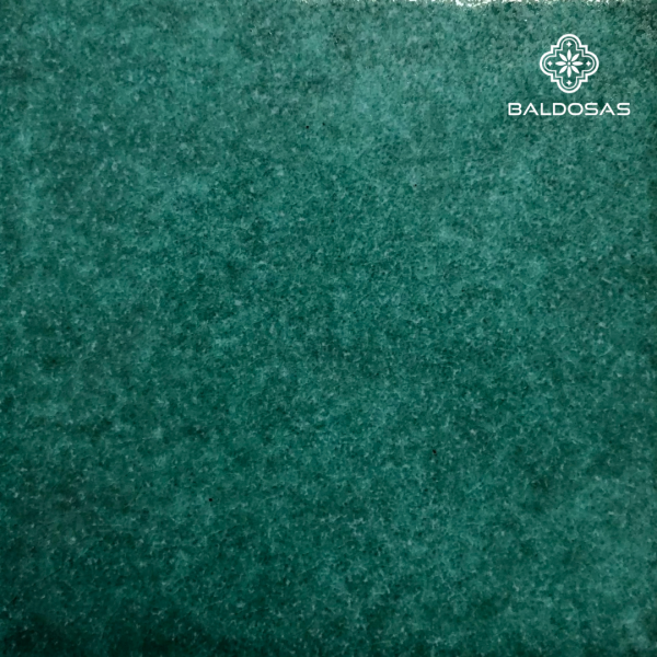 Italian tile Small Crackle Green S59 sample