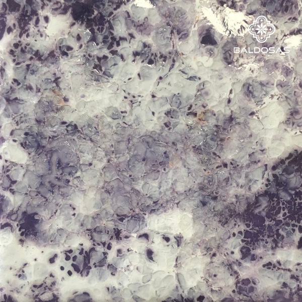 Italian tile Marble Purple/White L64 sample