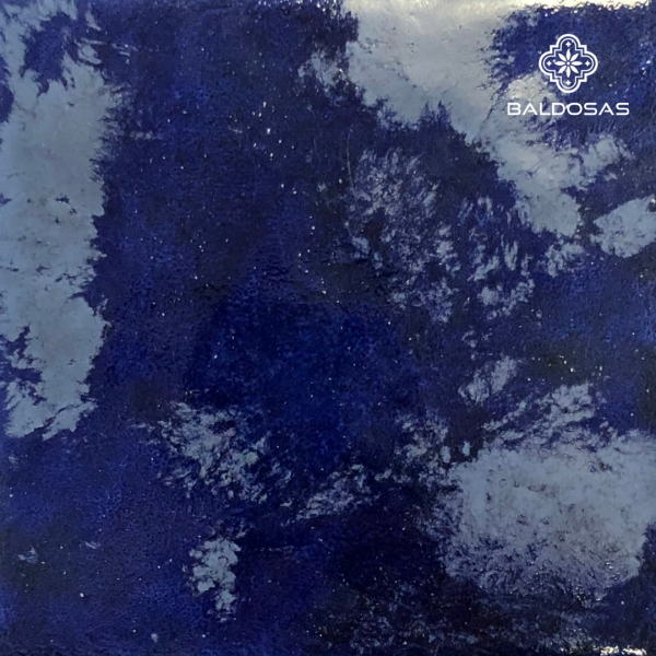 Italian tile Cloudy Dark Blue F116 sample