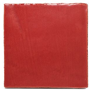 Portuguese tile Matt Vintage Red OM845 sample