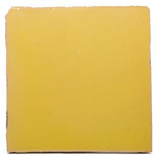 Portuguese tile glaze Yellow OB49 sample