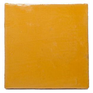 Portugese tegel glazuur Oranje Geel OB001 sample
