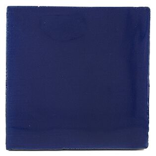 Portuguese tile Glaze Deep Blue OB69 sample